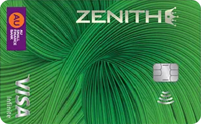 AU Bank Zenith Credit Card credit card image showing card design and features