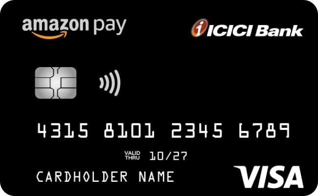 Amazon Pay ICICI Credit Card credit card image showing card design and features