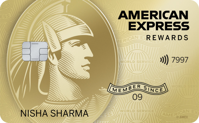 American Express Membership Rewards credit card image showing card design and features