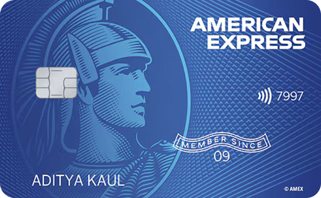 American Express SmartEarn credit card image showing card design and features
