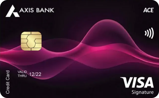 Axis Bank Ace Credit Card credit card image showing card design and features