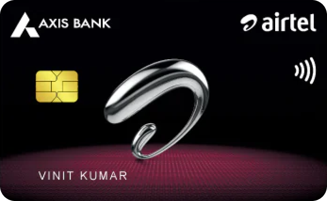 Axis Bank Airtel Credit Card credit card image showing card design and features