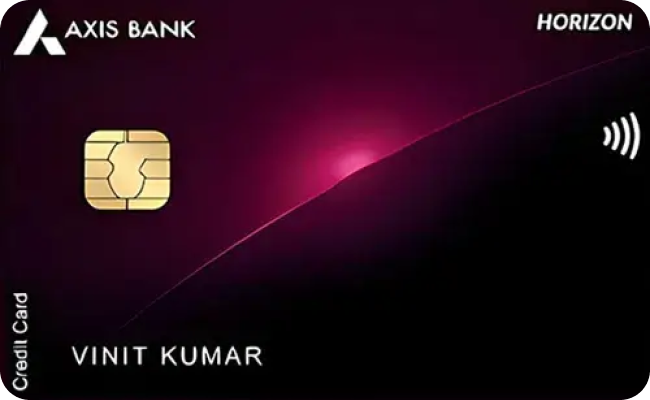 Axis Bank Horizon Credit Card credit card image showing card design and features