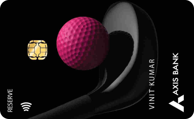 Axis Bank Reserve Credit Card credit card image showing card design and features