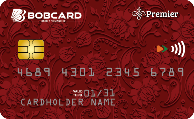 Bank of Baroda Premier Credit Card credit card image showing card design and features