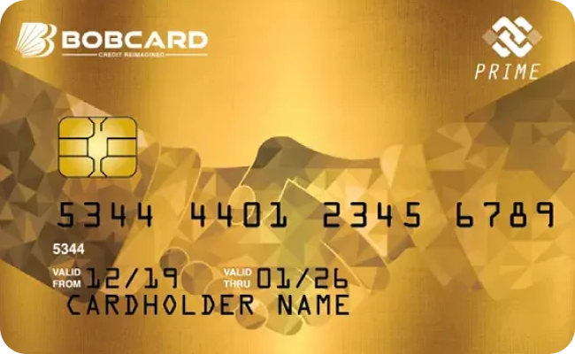 Bank of Baroda Prime Credit Card credit card image showing card design and features