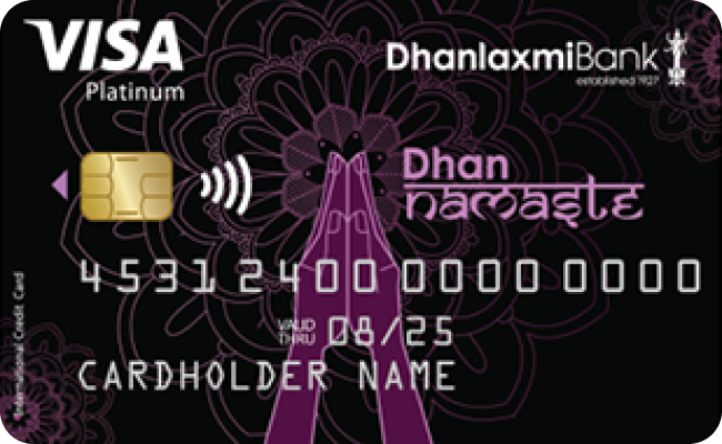 Dhanlaxmi Bank Credit Card credit card image showing card design and features