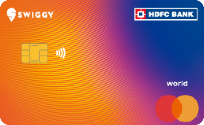 HDFC Swiggy Credit Card credit card image showing card design and features