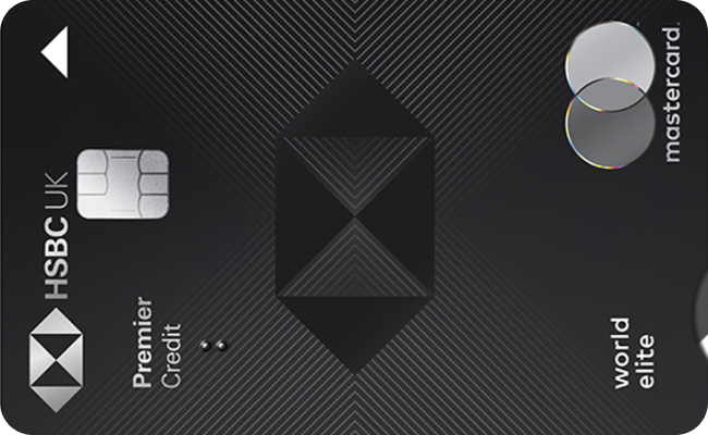 HSBC Premier World Elite Mastercard credit card image showing card design and features