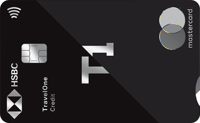 HSBC Travel One Credit Card credit card image showing card design and features