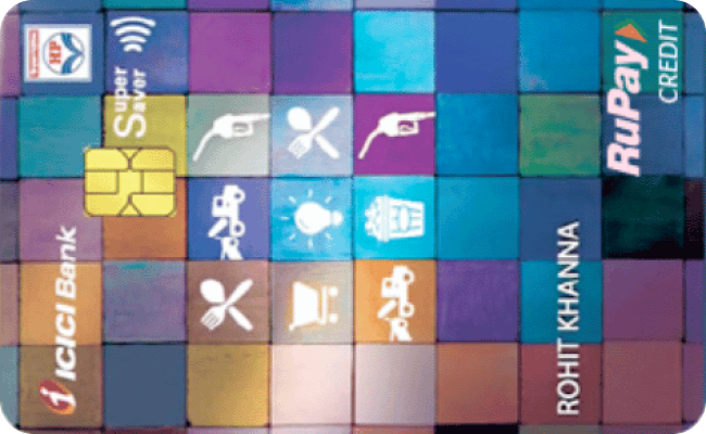 ICICI HPCL Credit Card credit card image showing card design and features