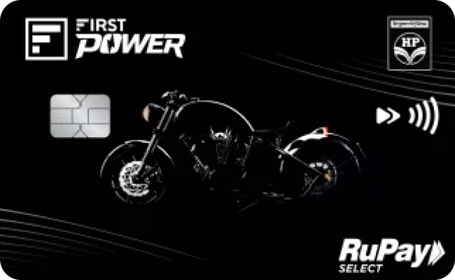 IDFC FIRST Power Credit Card credit card image showing card design and features