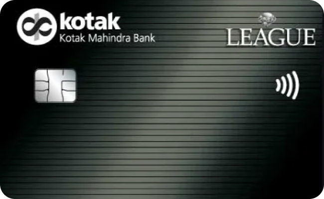 Kotak League Platinum Credit Card credit card image showing card design and features