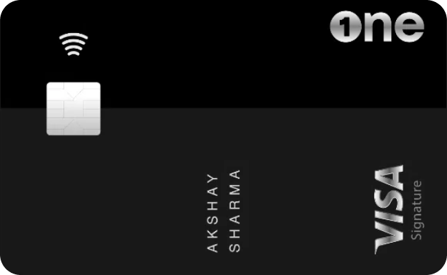 OneCard Credit Card credit card image showing card design and features