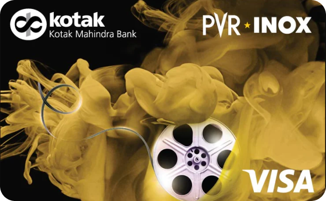 PVR Inox Kotak Credit Card credit card image showing card design and features