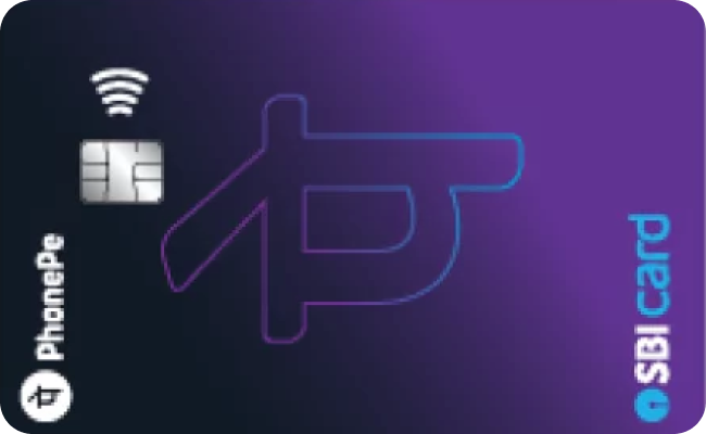 SBI PhonePe PURPLE credit card image showing card design and features