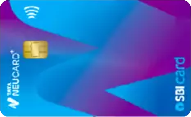 SBI Tata Neu Plus Credit Card credit card image showing card design and features