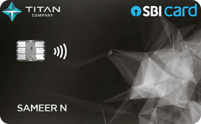 SBI Titan Credit Card credit card image showing card design and features