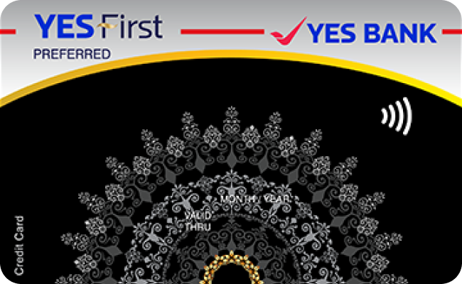 YES Bank First Preferred Credit Card credit card image showing card design and features