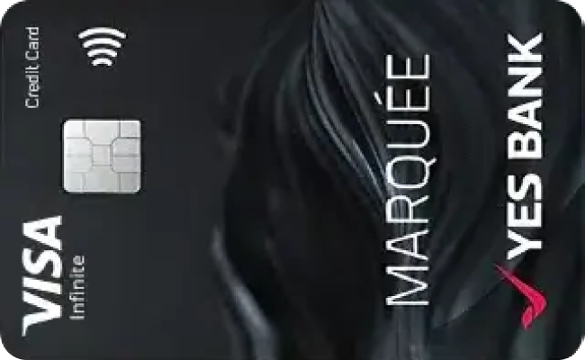 YES Bank Marquee Credit Card credit card image showing card design and features