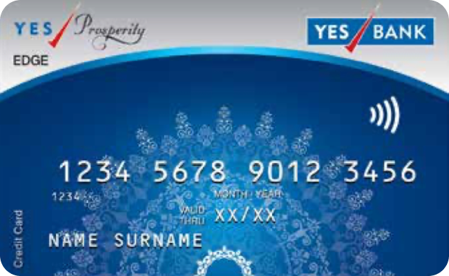 YES Bank Prosperity Edge Credit Card credit card image showing card design and features